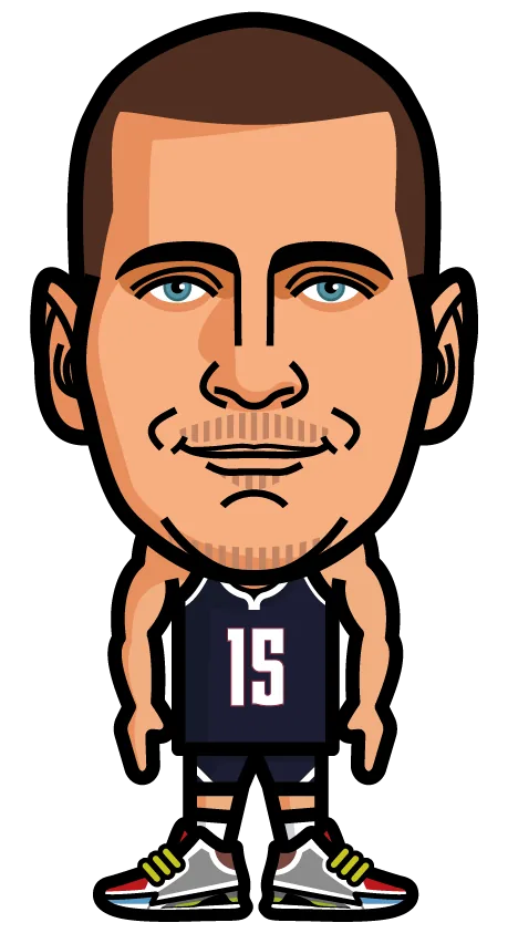 Silhouette of a mystery basketball player